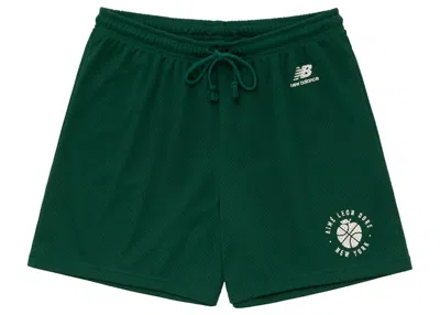 Pre-owned Aimé Leon Dore Men's Aime Leon Dore X New Balance Sonny Ny Gym Short In Green