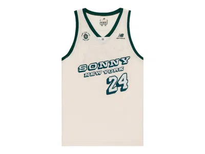 Pre-owned Aimé Leon Dore Men's Aime Leon Dore X New Balance Sonny Ny Iftb Jersey In Cream