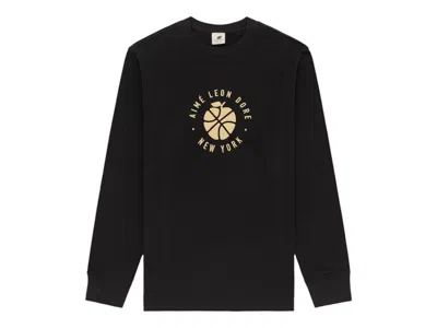 Pre-owned Aimé Leon Dore Men's Aime Leon Dore X New Balance Sonny Ny Longsleeve Tee Shirt (fw24) In Black