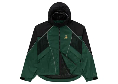 Pre-owned Aimé Leon Dore Men's Aime Leon Dore X New Balance Track Jacket In Green/black In Multi