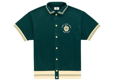 Pre-owned Aimé Leon Dore Men's Aime Leon Dore X New Balance Warm Up Shirt In Green