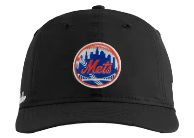 Pre-owned Aimé Leon Dore Men's Aime Leon Dore X New Era Mets Nylon Hat In Black