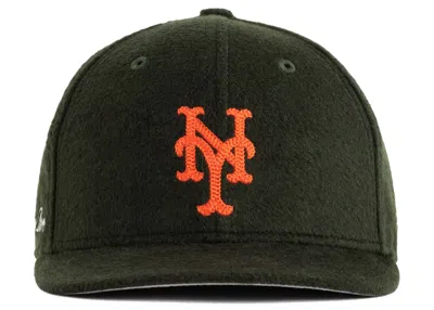 Pre-owned Aimé Leon Dore Men's Aime Leon Dore X New Era Moleskin Mets Hat In Green