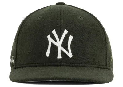 Pre-owned Aimé Leon Dore Men's Aime Leon Dore X New Era Moleskin Yankees Hat In Green