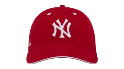 Pre-owned Aimé Leon Dore Men's Aime Leon Dore X New Era Yankees Souvenir Ballpark Hat In Red