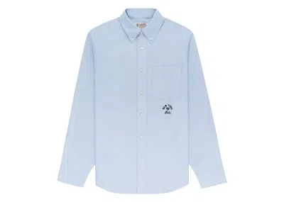Pre-owned Aimé Leon Dore Men's Aime Leon Dore X New York Mets Oxford Shirt In Blue