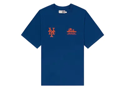 Pre-owned Aimé Leon Dore Men's Aime Leon Dore X New York Mets Unisphere Tee Shirt In Blue