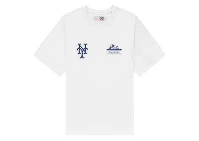 Pre-owned Aimé Leon Dore Men's Aime Leon Dore X New York Mets Unisphere Tee Shirt In White