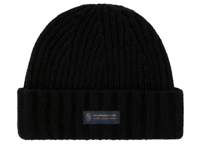 Pre-owned Aimé Leon Dore Men's Aime Leon Dore X Porsche 356 Cashmere Beanie In Black