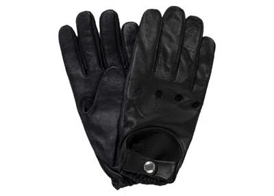 Pre-owned Aimé Leon Dore Men's Aime Leon Dore X Porsche 356 Leather Driving Gloves In Black/navy Blue