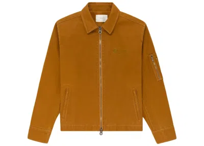 Pre-owned Aimé Leon Dore Men's Aime Leon Dore X Porsche 911sc Mechanic Jacket In Brown