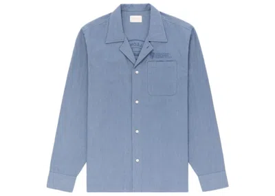 Pre-owned Aimé Leon Dore Men's Aime Leon Dore X Porsche 911sc Mechanic Shirt In Blue
