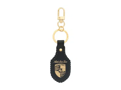 Pre-owned Aimé Leon Dore Men's Aime Leon Dore X Porsche 993 Turbo Leather Key Fob In Green