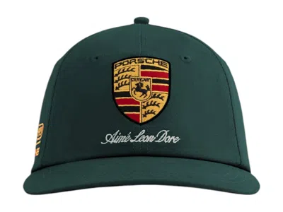 Pre-owned Aimé Leon Dore Men's Aime Leon Dore X Porsche 993 Turbo Logo Hat In British Racing Green