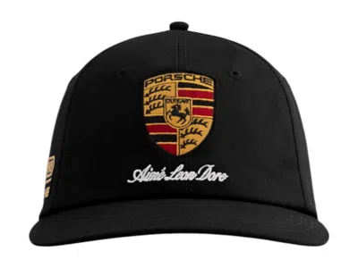 Pre-owned Aimé Leon Dore Men's Aime Leon Dore X Porsche 993 Turbo Logo Hat In Jet Black