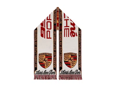 Pre-owned Aimé Leon Dore Men's Aime Leon Dore X Porsche 993 Turbo Wool Souvenir Scarf In Pristine