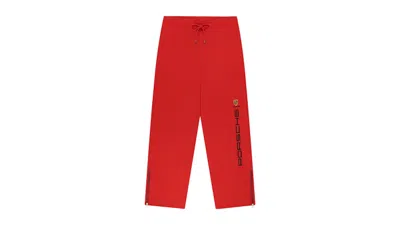 Pre-owned Aimé Leon Dore Men's Aime Leon Dore X Porsche Nylon Track Pant In Red