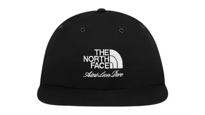 Pre-owned Aimé Leon Dore Men's Aime Leon Dore X The North Face Nylon Logo Hat In Black