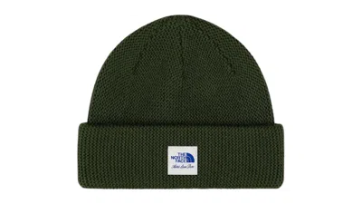 Pre-owned Aimé Leon Dore Men's Aime Leon Dore X The North Face Wool Beanie In Kombu Green