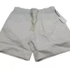 Aimé Leon Dore Men's Drawstring Chino Cotton Short In Silver Birch White In Multi