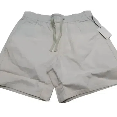 Aimé Leon Dore Men's Drawstring Chino Cotton Short In Silver Birch White In Multi