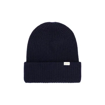 Pre-owned Aimé Leon Dore Merino Wool Beanie 'navy' | Blue | Men's Size Onesize