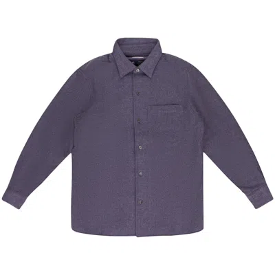 Pre-owned Aimé Leon Dore Merino Wool Button-down Shirt 'lavender' | Purple | Men's Size M