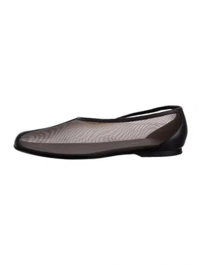 Pre-owned Aimé Leon Dore Mesh Ballet Flats In Brown