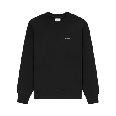 Pre-owned Aimé Leon Dore Micro Logo Crewneck Sweatshirt 'jet Black' | Men's Size Xl