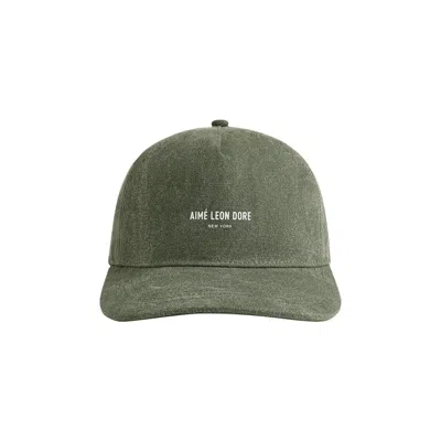 Pre-owned Aimé Leon Dore Micro Logo Hat 'kombu Green' | Men's Size Onesize