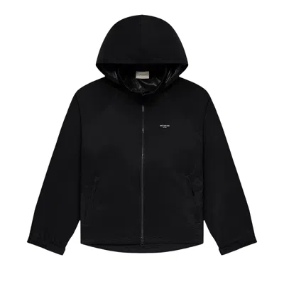 Pre-owned Aimé Leon Dore Micro Logo Nylon Jacket 'jet Black' | Men's Size Xxl
