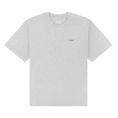 Pre-owned Aimé Leon Dore Micro Logo Tee 'oatmeal' | Grey | Men's Size Xl In Gray