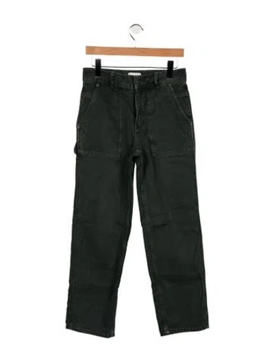 Pre-owned Aimé Leon Dore Mid-rise Straight Leg Jeans In Grey