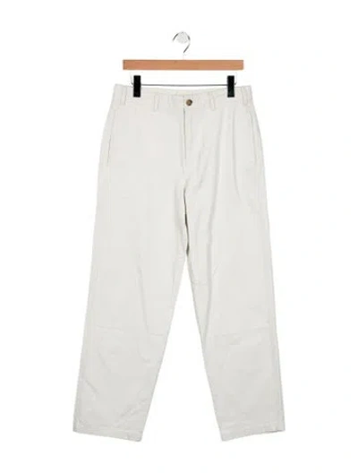 Pre-owned Aimé Leon Dore Mid-rise Straight Leg Jeans In White