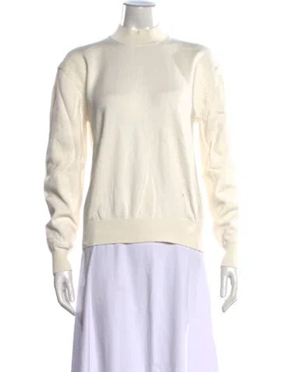 Pre-owned Aimé Leon Dore Mock Neck Long Sleeve Sweatshirt In Neutral