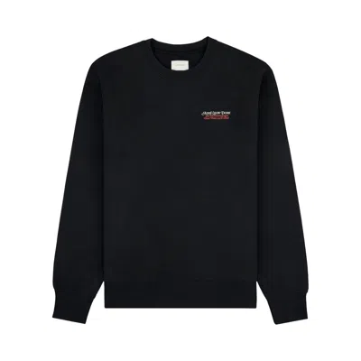 Pre-owned Aimé Leon Dore Monogram Crewneck Sweatshirt 'jet Black' | Men's Size M