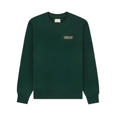 Pre-owned Aimé Leon Dore Monogram Crewneck Sweatshirt 'pine Grove' | Green | Men's Size M
