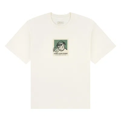 Pre-owned Aimé Leon Dore Musician Graphic Tee 'pristine' | Cream | Men's Size Xs In White