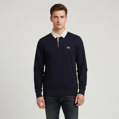 Pre-owned Aimé Leon Dore Navy Blue Long Sleeve Sweater M