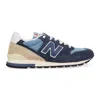 Aimé Leon Dore Navy New Balance Made In Usa 996 Sneakers In Blue