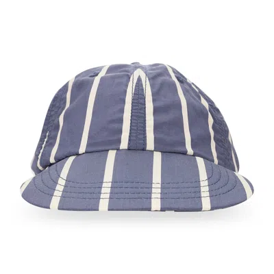 Aimé Leon Dore Navy/white Striped Crusher Hat In Blue