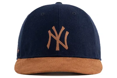 Pre-owned Aimé Leon Dore Aime Leon Dore New Era Melton Wool Yankees Hat Navy