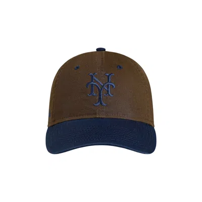 Pre-owned Aimé Leon Dore New York Mets Colorblock Ballpark Hat 'rocky Road' | Blue | Men's Size Onesize
