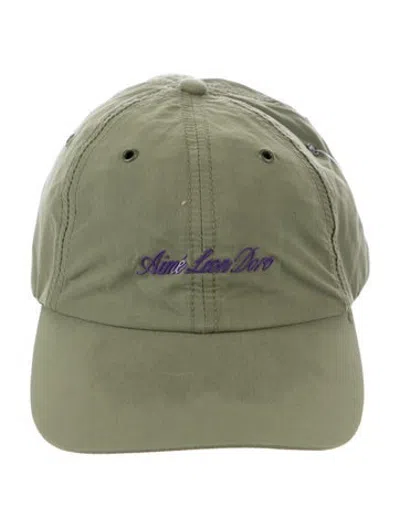 Pre-owned Aimé Leon Dore Nylon Baseball Hat In Green