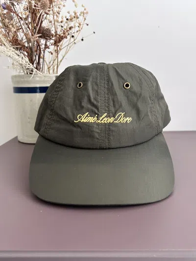 Pre-owned Aimé Leon Dore Nylon Hat In Green