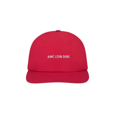 Pre-owned Aimé Leon Dore Nylon Sport Hat 'equestrian Red' | Men's Size Onesize