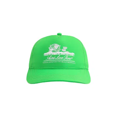 Pre-owned Aimé Leon Dore Nylon Unisphere Hat 'green' | Men's Size Onesize