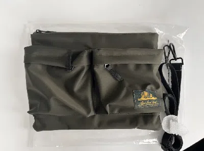 Pre-owned Aimé Leon Dore Nylon Unisphere Pouch Fw23 In Green