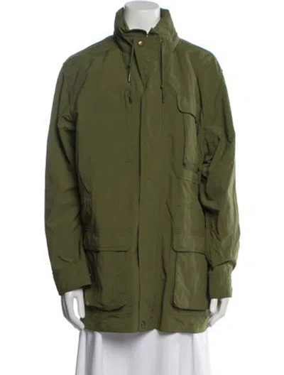 Pre-owned Aimé Leon Dore Nylon Utility Jacket In Green