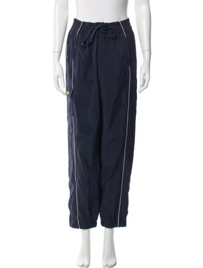 Pre-owned Aimé Leon Dore Nylon Wide Leg Pants In Blue